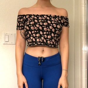 Floral crop top